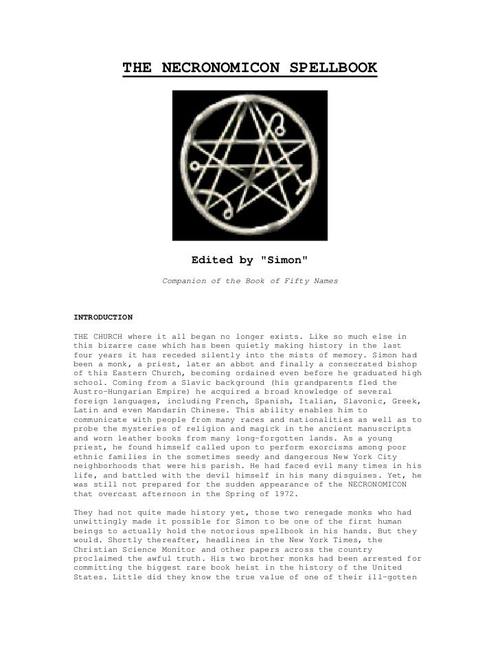 NECRONOMICON PDF DEUTSCH